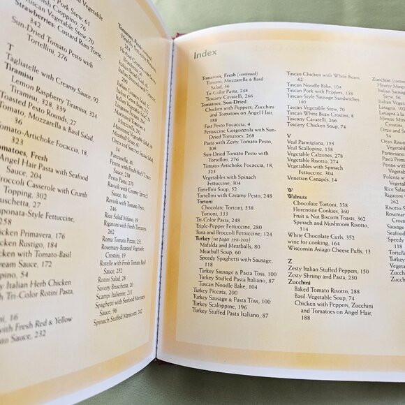 Favorite Brand Name Country Italian Cookbook Best-Loved Recipe Vintage Hardcover - Picture 10 of 15